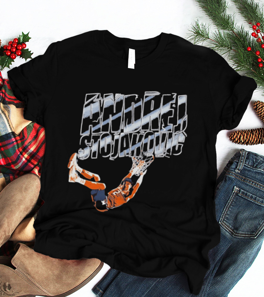 Illinois Fighting Illini Andrej Stojakovic Dunk Slam T-Shirt