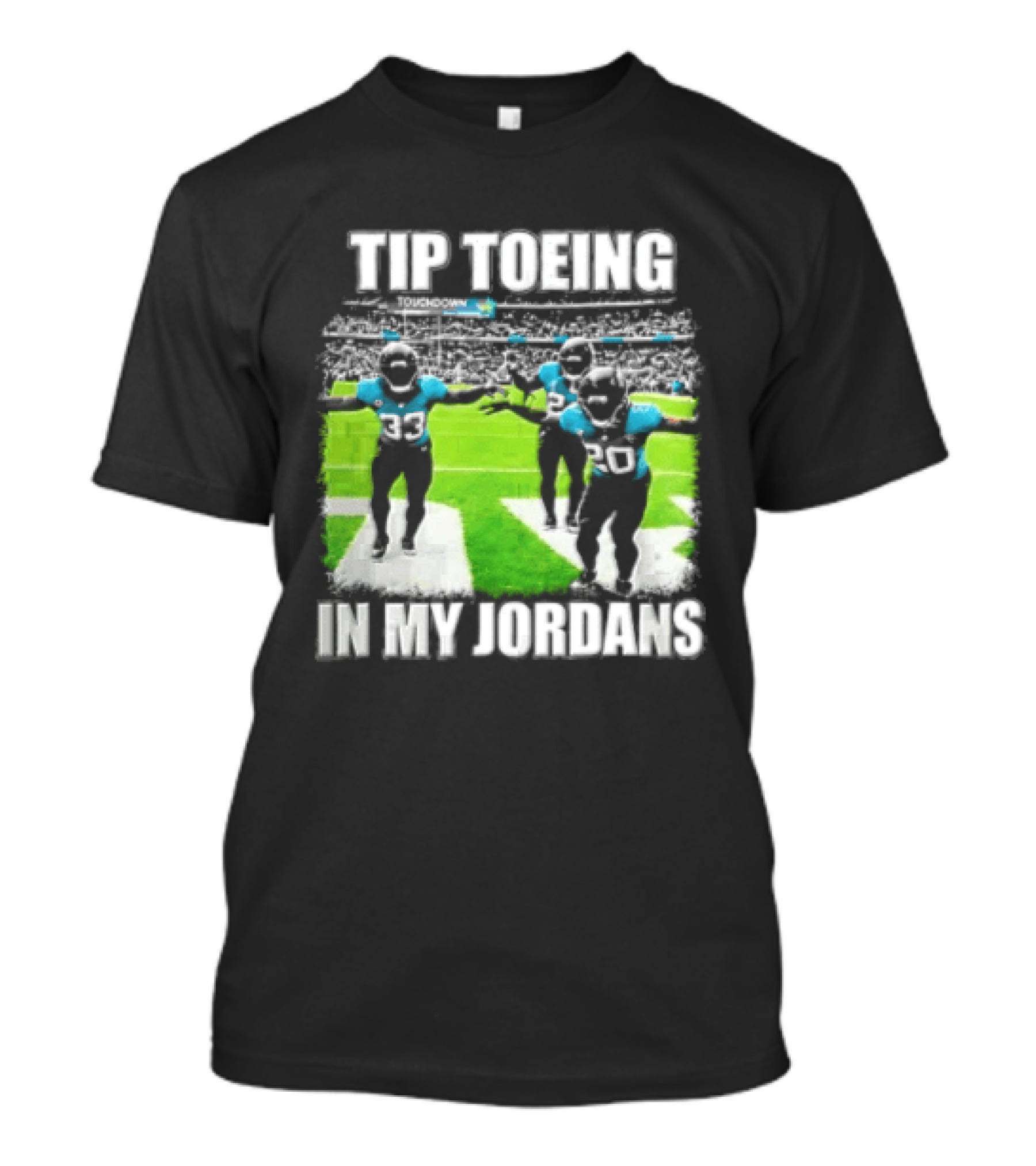Jacksonville Jaguars Tip Toeing In My Jordans Ameer Abdullah Bhayshul Tuten T-Shirt
