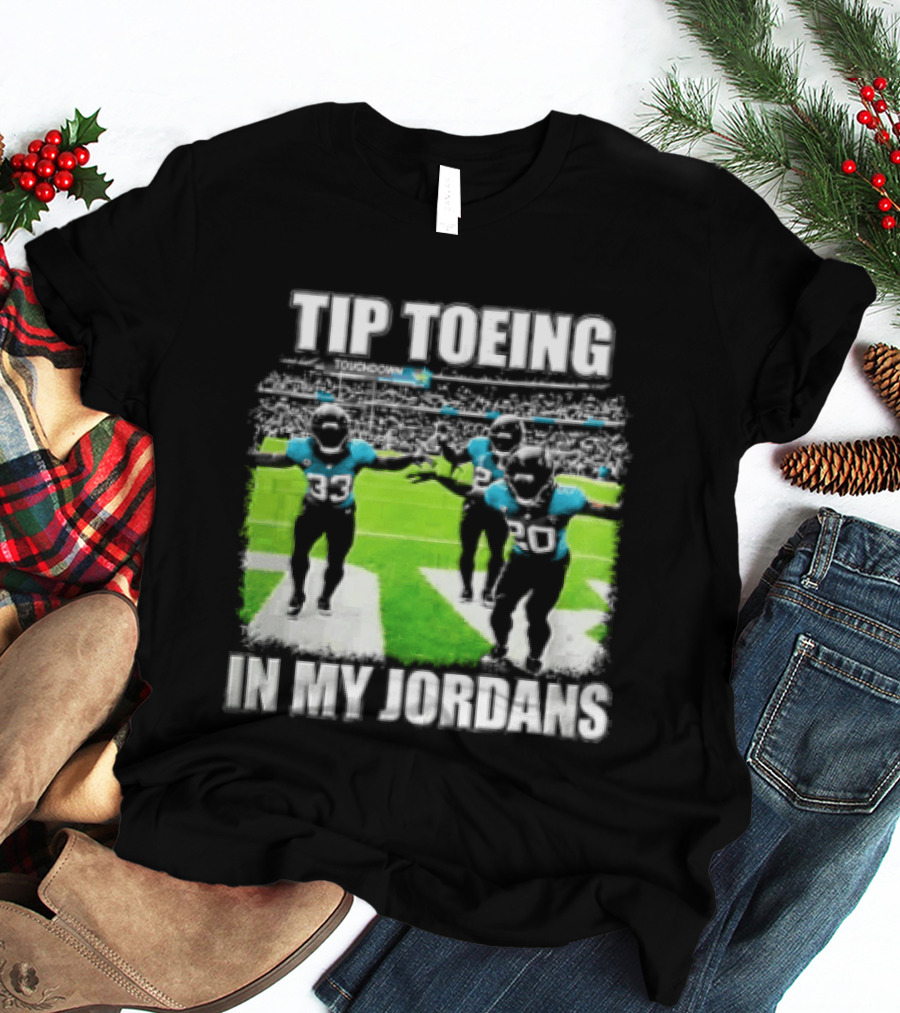 Jacksonville Jaguars Tip Toeing In My Jordans Ameer Abdullah Bhayshul Tuten T-Shirt
