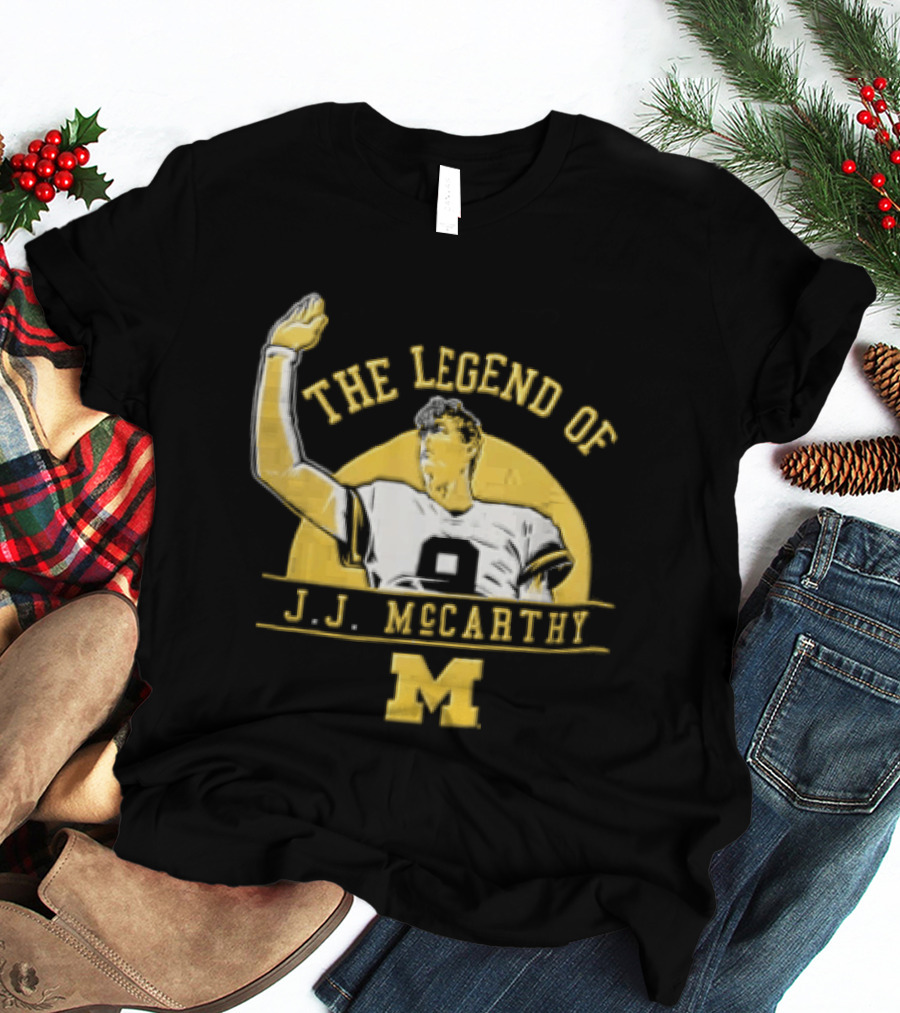 The Legend Of J J McCarthy Michigan Wolverines M T-Shirt