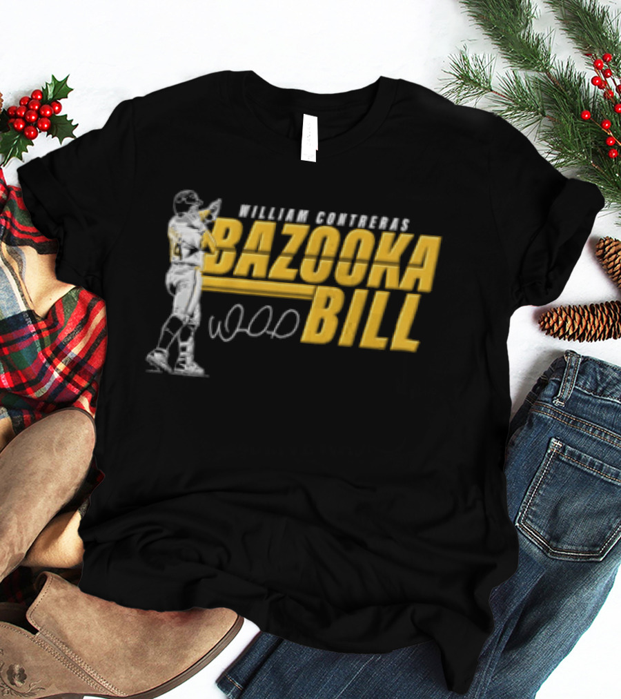 Milwaukee Brewers William Contreras Bazooka Bill T-Shirt