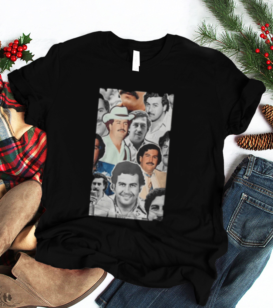 Otto Jurasica Pablo Escobar Collage T-Shirt