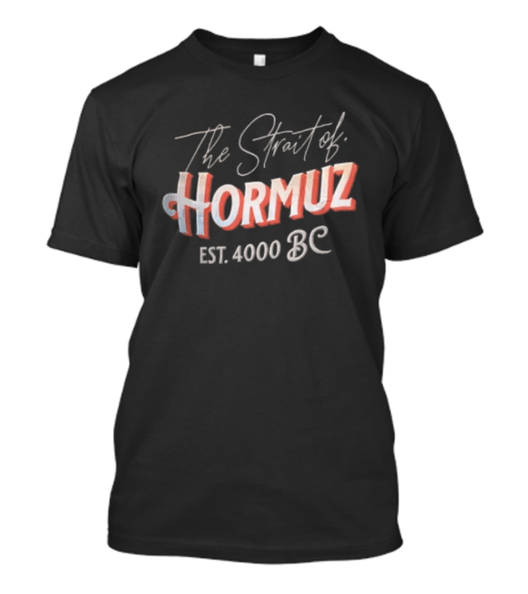 The Strait Of Hormuz EST 4000 BC Vintage Maritime History T-Shirt