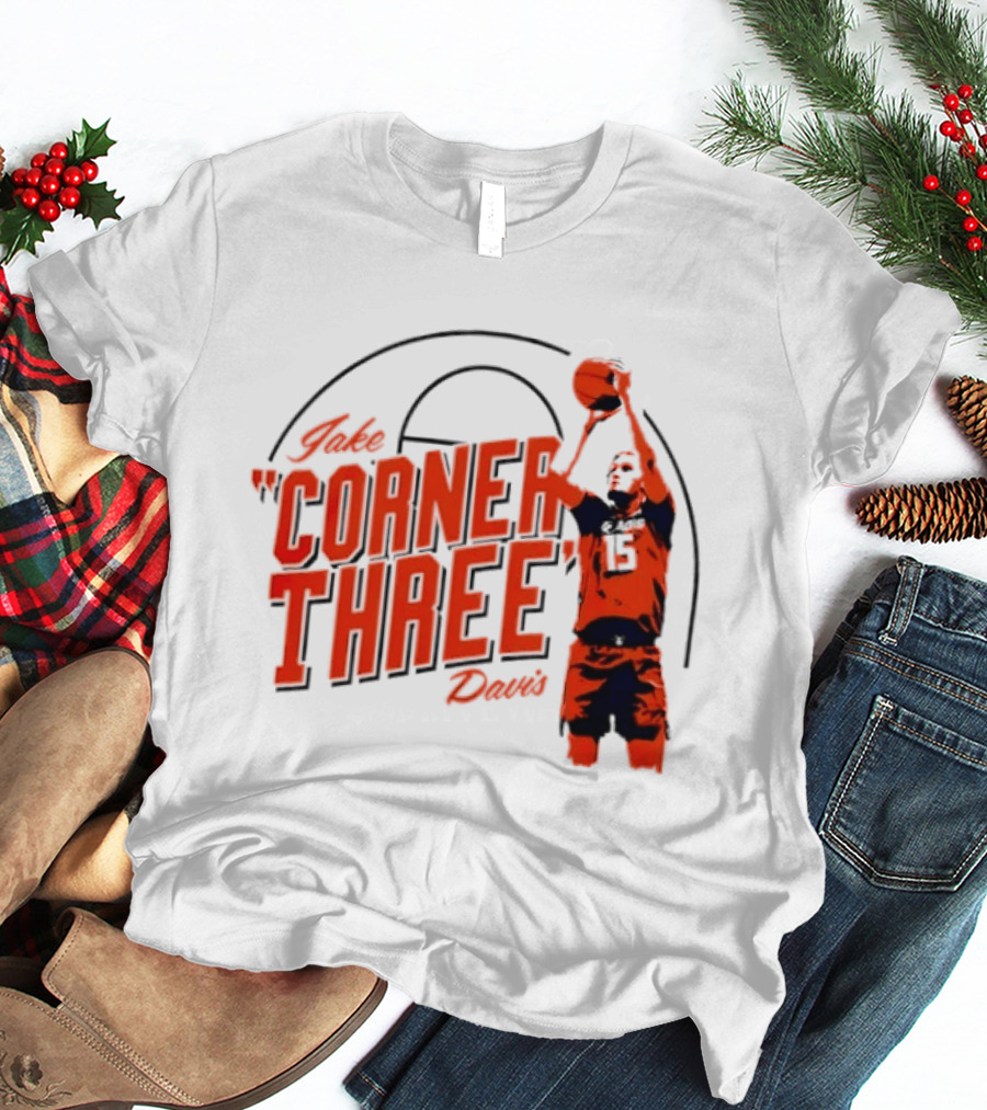 Andrej Stojakovic Illinois Fighting Illini Men's Basketball Corner Three T-Shirt