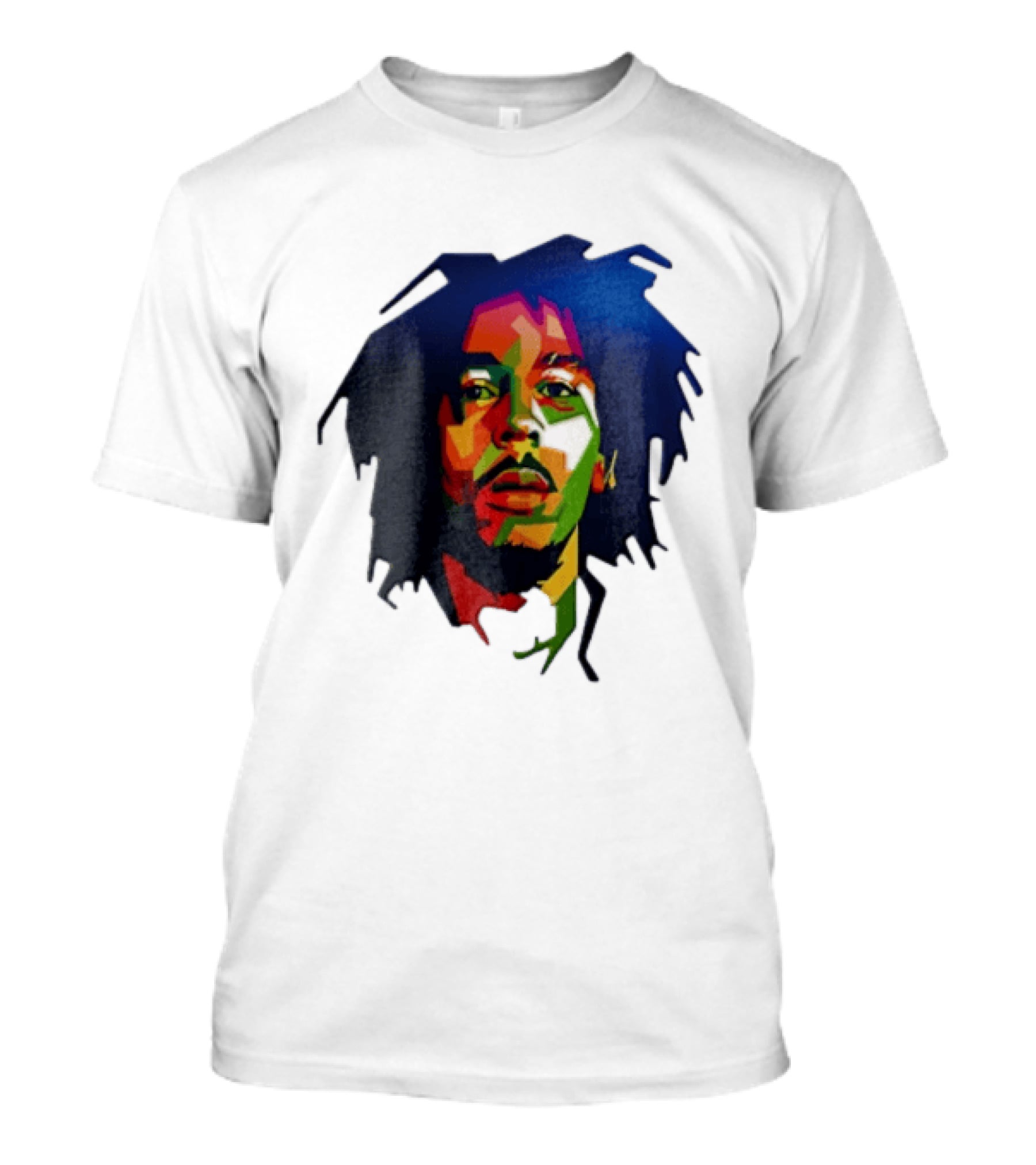 Bob Marley Vibrant Colorful Pop T-Shirt