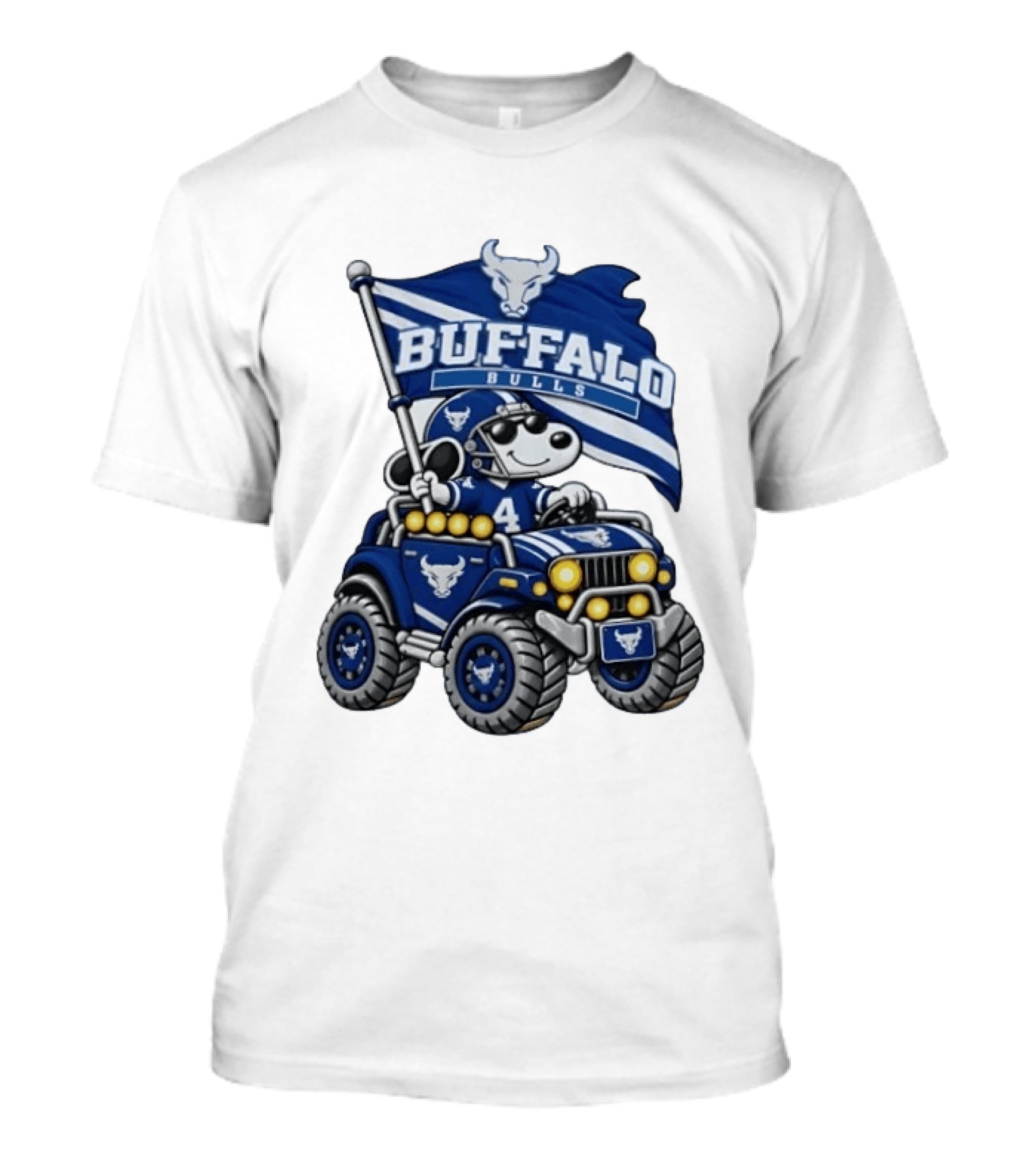 Buffalo Bulls NCAA Football Snoopy Offroad Vehicle Adventure T-Shirt