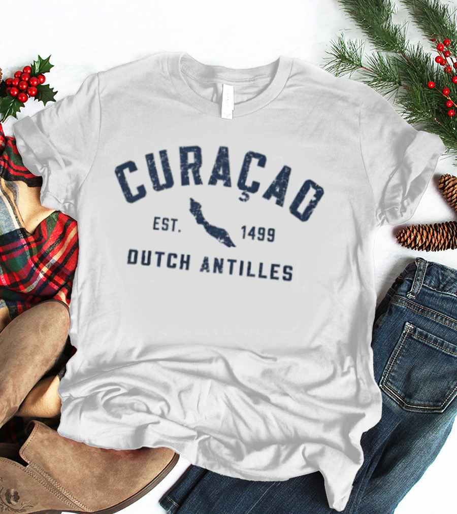 Curaçao Dutch Antilles Est. 1499 Souvenir Cruise Vacation Women's 2026 T-Shirt