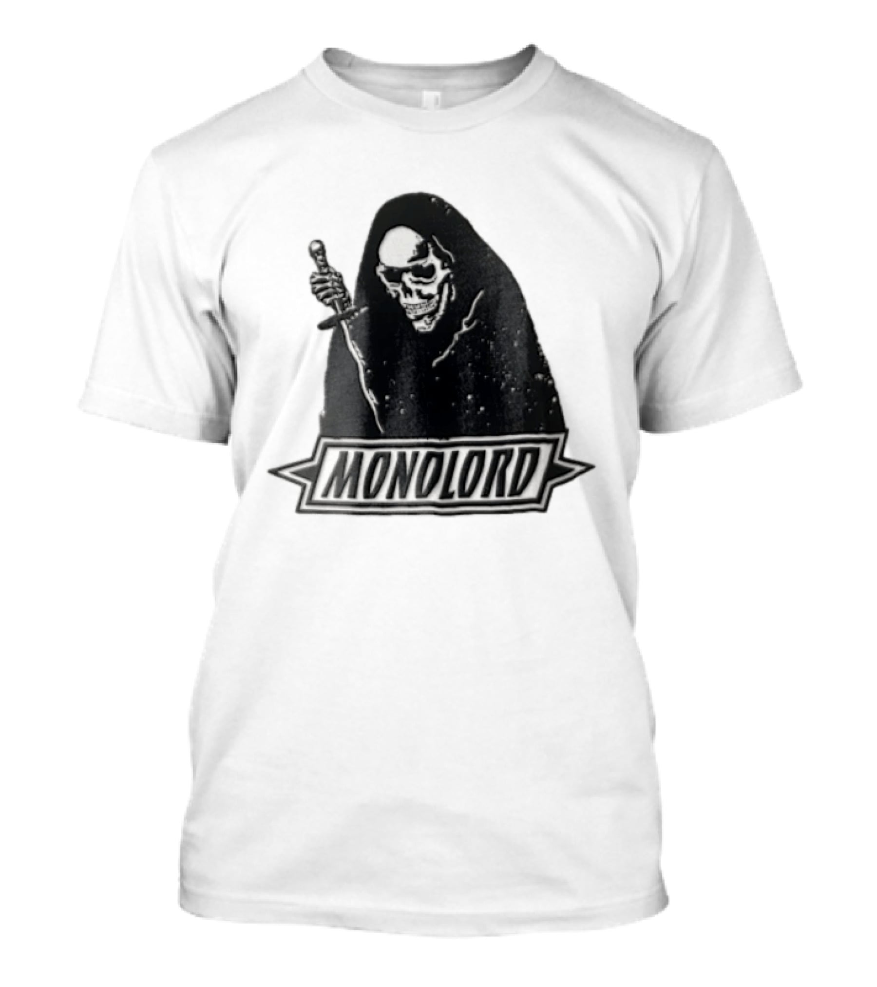 Monolord Grim Reaper Skull With Dagger T-Shirt
