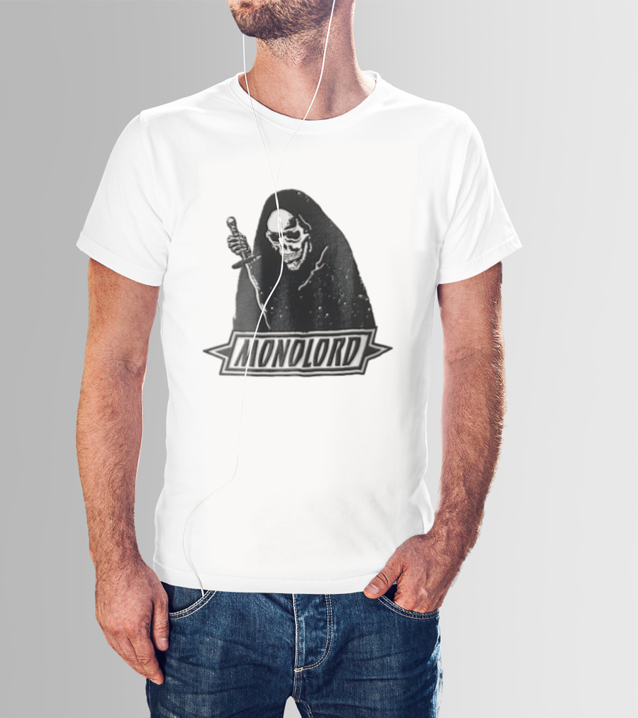 Monolord Grim Reaper Skull With Dagger T-Shirt