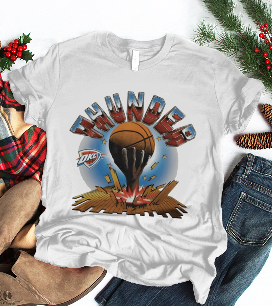 OKC Thunder Basketball Explosive T-Shirt