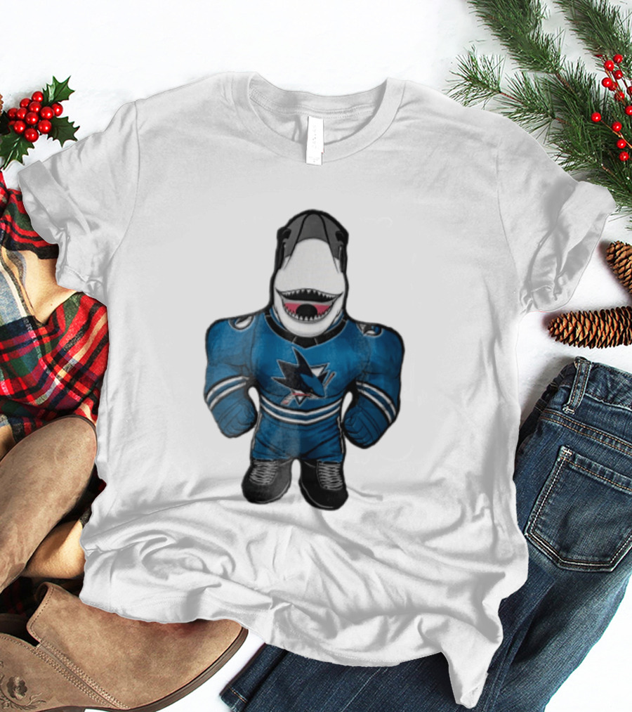 San Jose Sharks Mascot Jersey Plush Toy T-Shirt