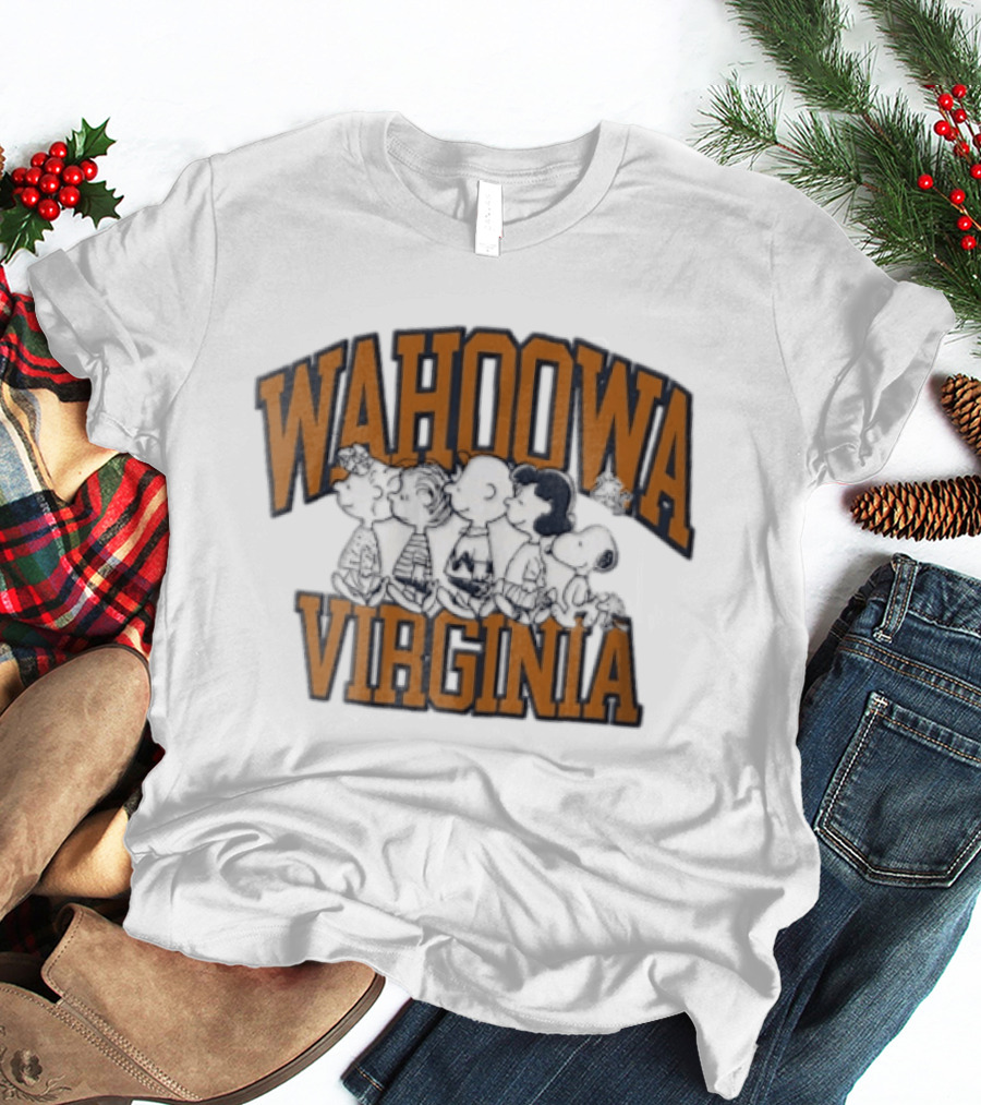 University Of Virginia Wahoowa Peanuts Characters T-Shirt