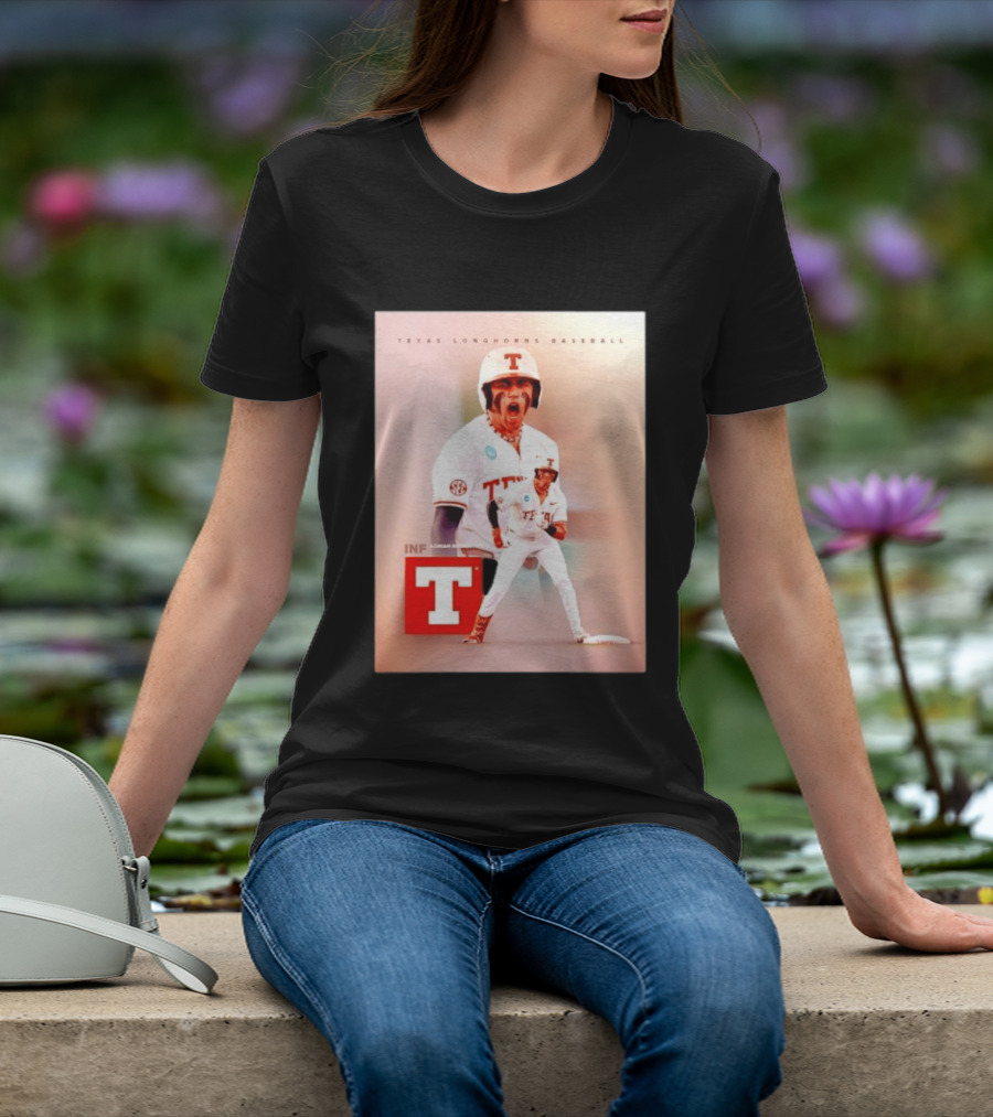 Adrian Rodriguez INF Texas Longhorns Baseball Team T-Shirt