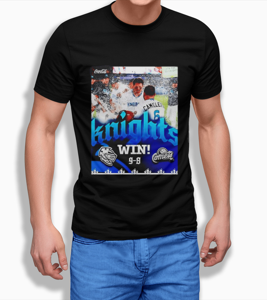 Knights Win 9 8 Against Comets Baseball Celebration T-Shirt