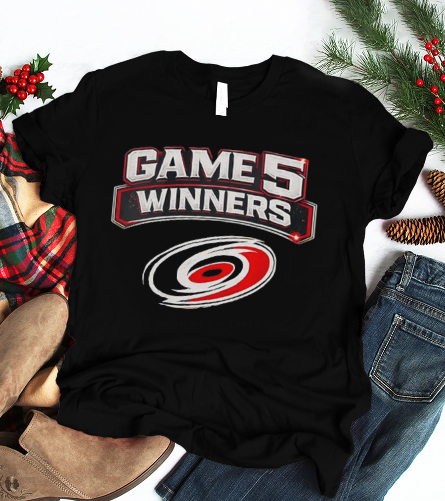 Carolina Hurricanes Game 5 Winners Celebration T-Shirt
