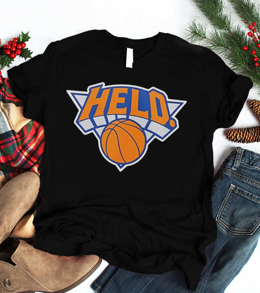 New York Knicks HELD Basketball Team T-Shirt