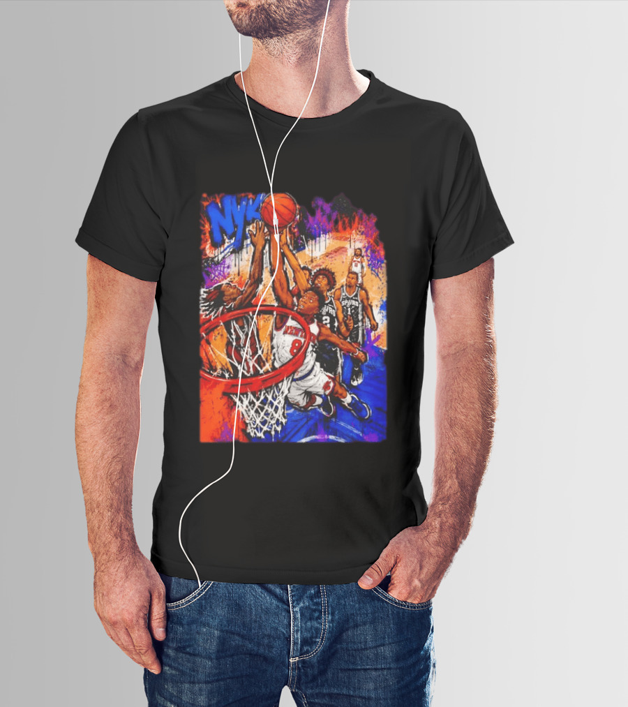 OG Anunoby New York Knicks NYK Basketball Art NBA T-Shirt