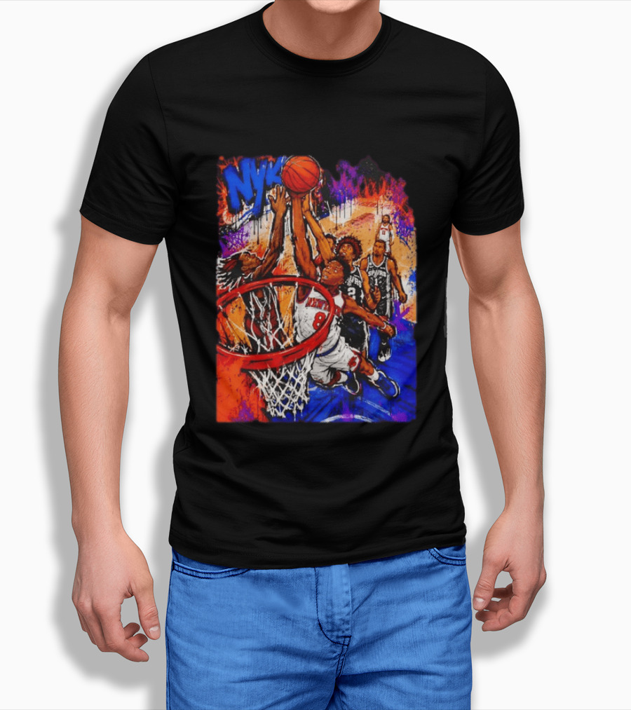 OG Anunoby New York Knicks NYK Basketball Art NBA T-Shirt