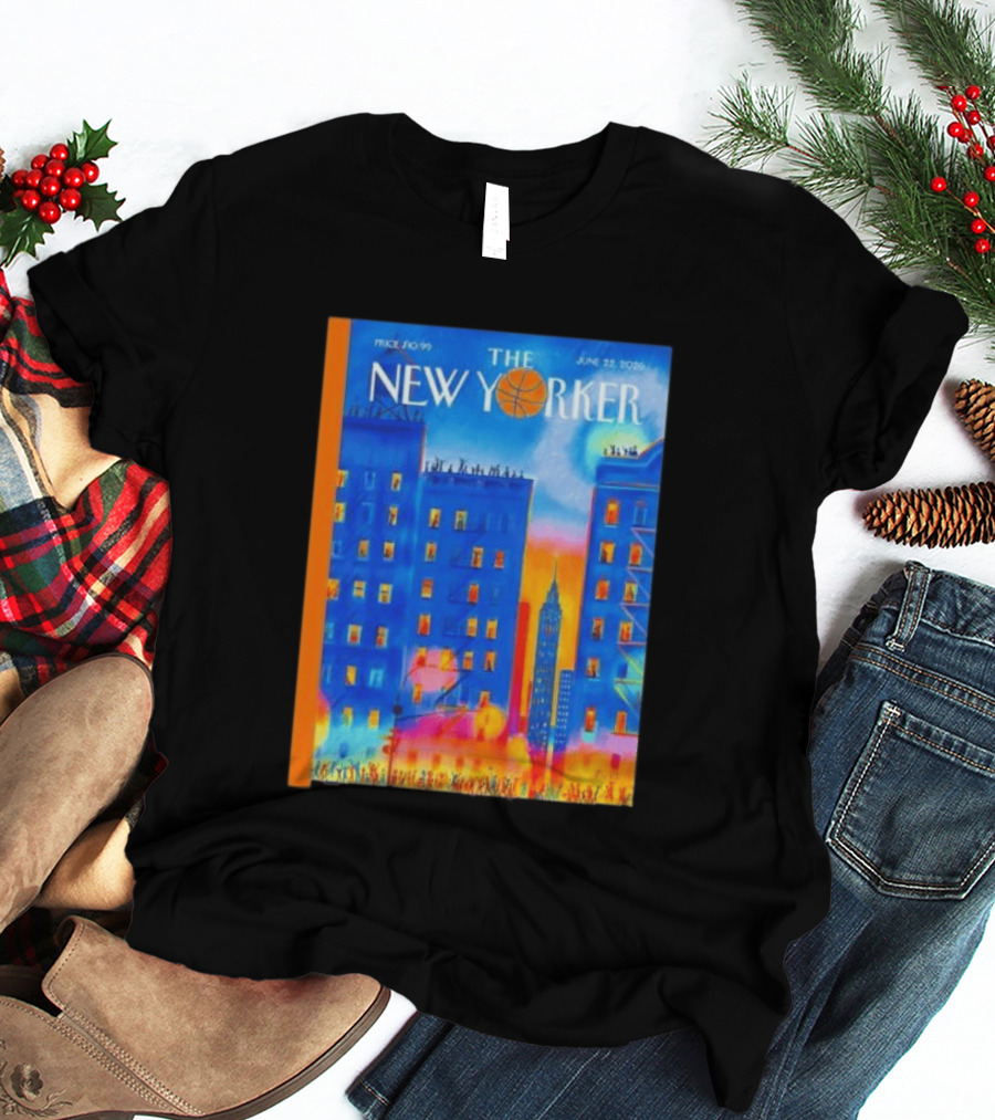 Pierre Emmanuel Lyet The New Yorker June 12 2023 Basketball Art Cover T-Shirt