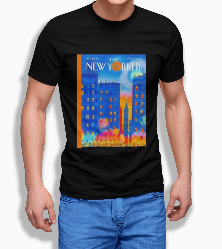 Pierre Emmanuel Lyet The New Yorker June 12 2023 Basketball Art Cover T-Shirt