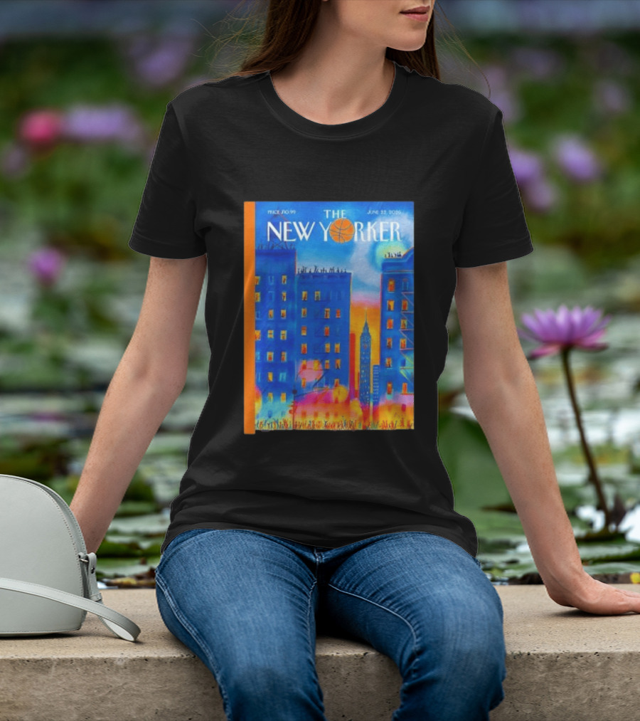 Pierre Emmanuel Lyet The New Yorker June 12 2023 Basketball Art Cover T-Shirt