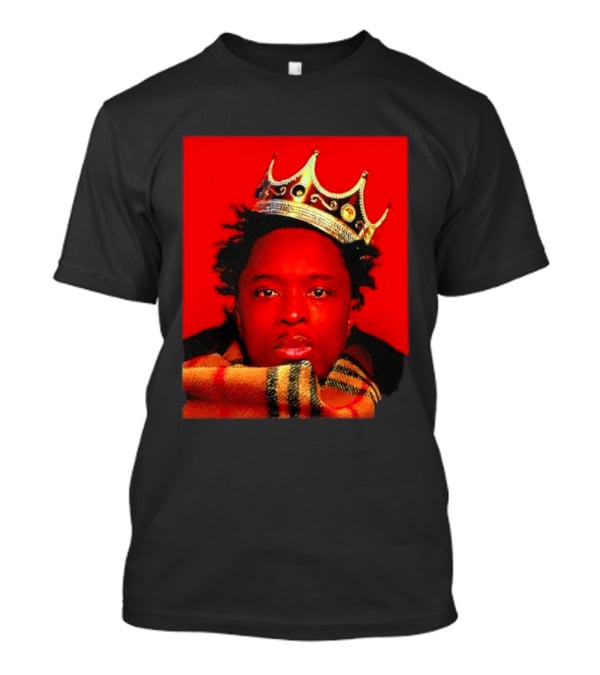Notorious B.I.G. King Of New York Crowned Burberry Scarf T-Shirt