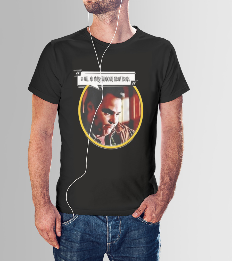 Tony Soprano The Sopranos No More Thinking About Bears HBO Television T-Shirt