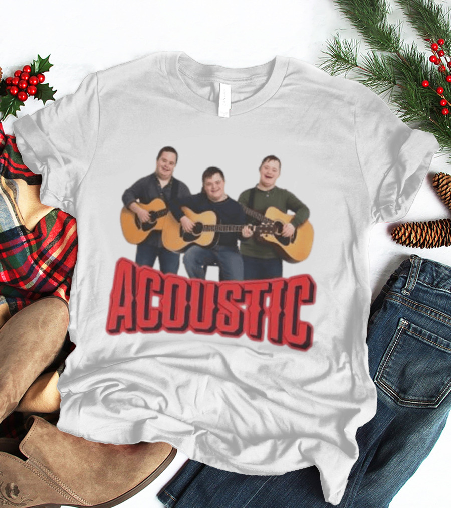 Acoustic Play Guitar Meme Trio T-Shirt