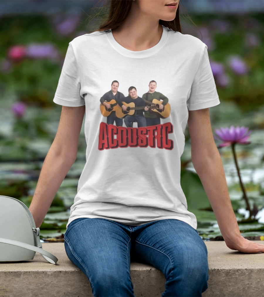 Acoustic Play Guitar Meme Trio T-Shirt