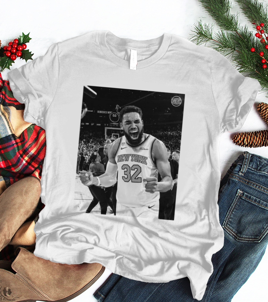 Knicks Nation Loud And Proud New York Basketball Karl Anthony Towns Celebration T-Shirt