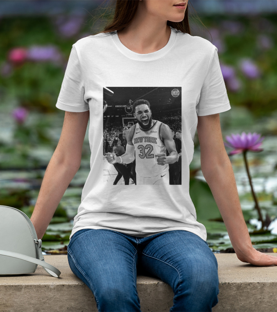 Knicks Nation Loud And Proud New York Basketball Karl Anthony Towns Celebration T-Shirt