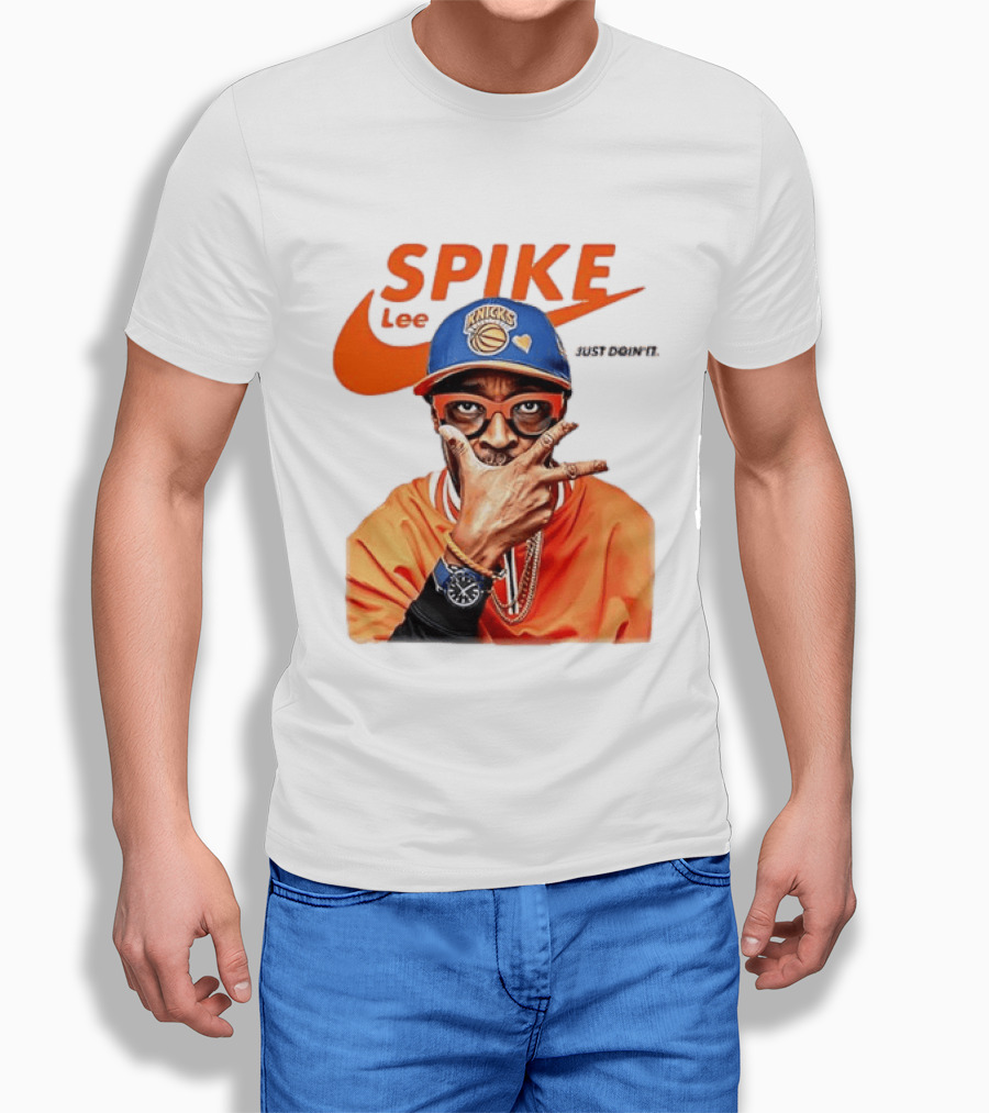 Spike Lee Knicks New York JUST DOIN IT T-Shirt