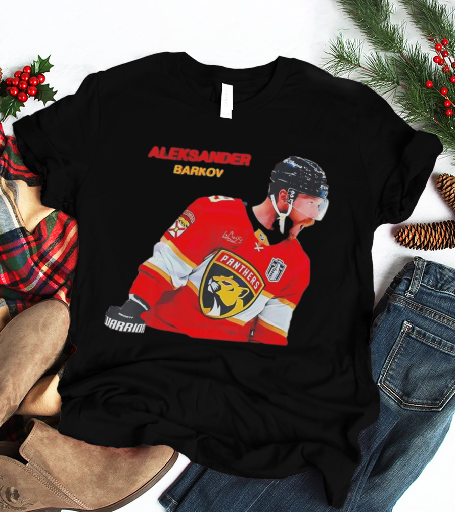 Aleksander Barkov Number 16 Florida Panthers Red Hockey Jersey T-Shirt