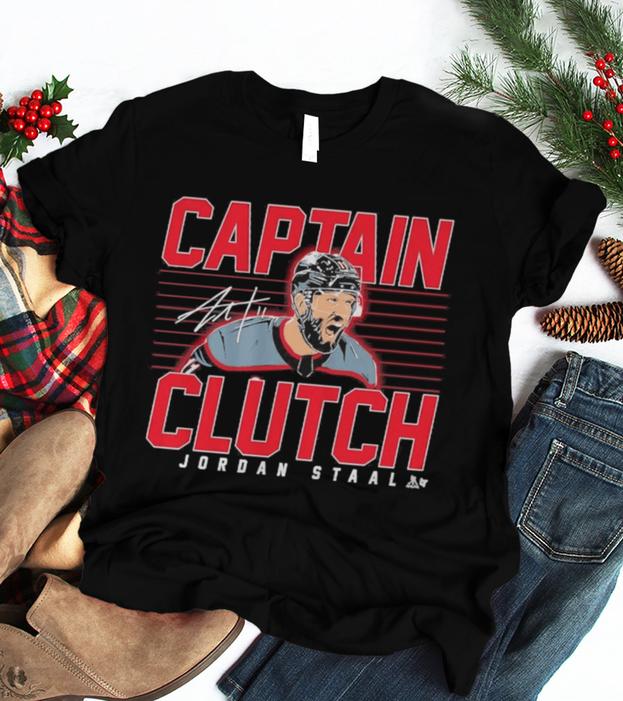 Jordan Staal Captain Clutch 2026 Hockey Player T-Shirt
