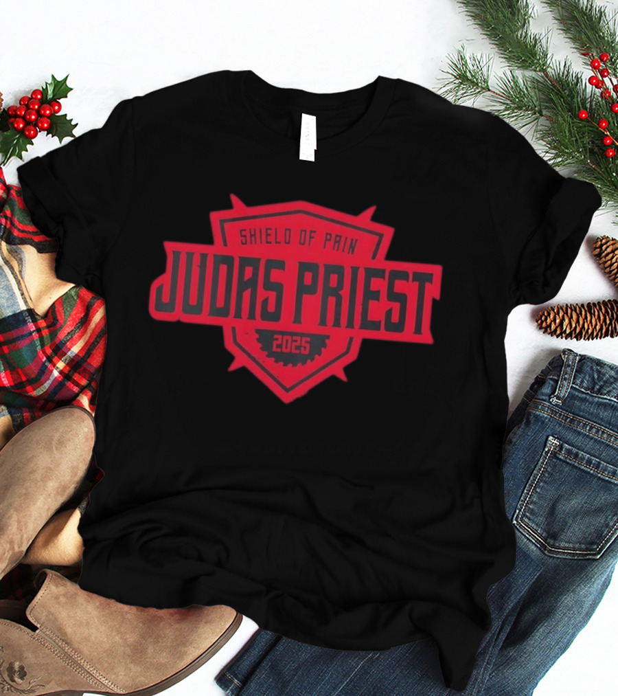 Judas Priest Shield Of Pain 2025 Tour Dates Zip T-Shirt