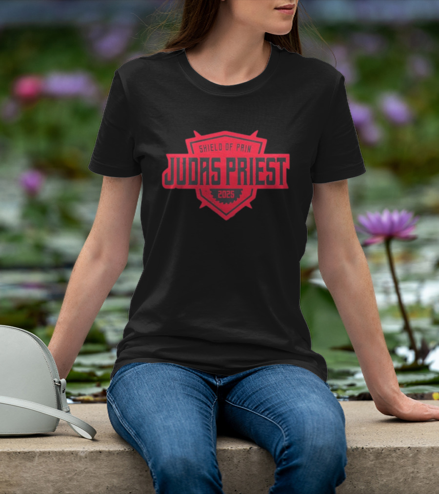 Judas Priest Shield Of Pain 2025 Tour Dates Zip T-Shirt