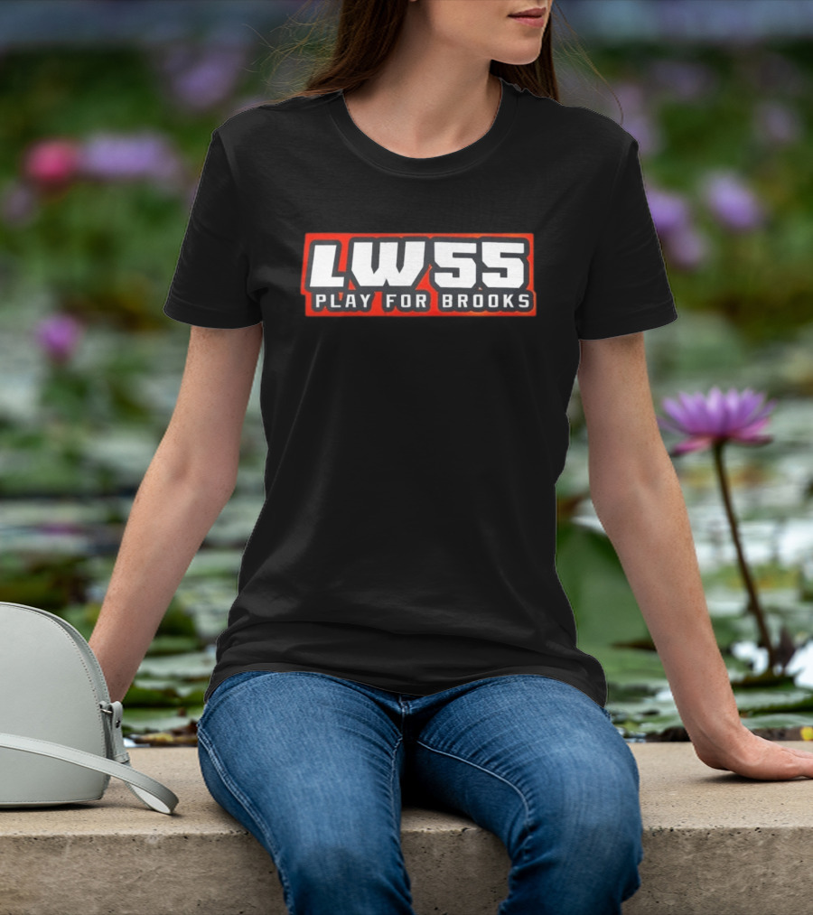 LW55 Play For Brooks Logan Wilson 2026 Celebrity Softball Game T-Shirt