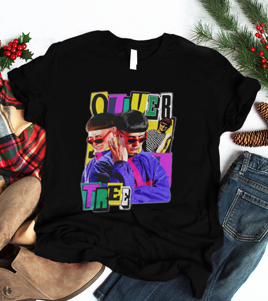 Oliver Tree 1993 2026 Memorial Collage With Retro Sunglasses T-Shirt