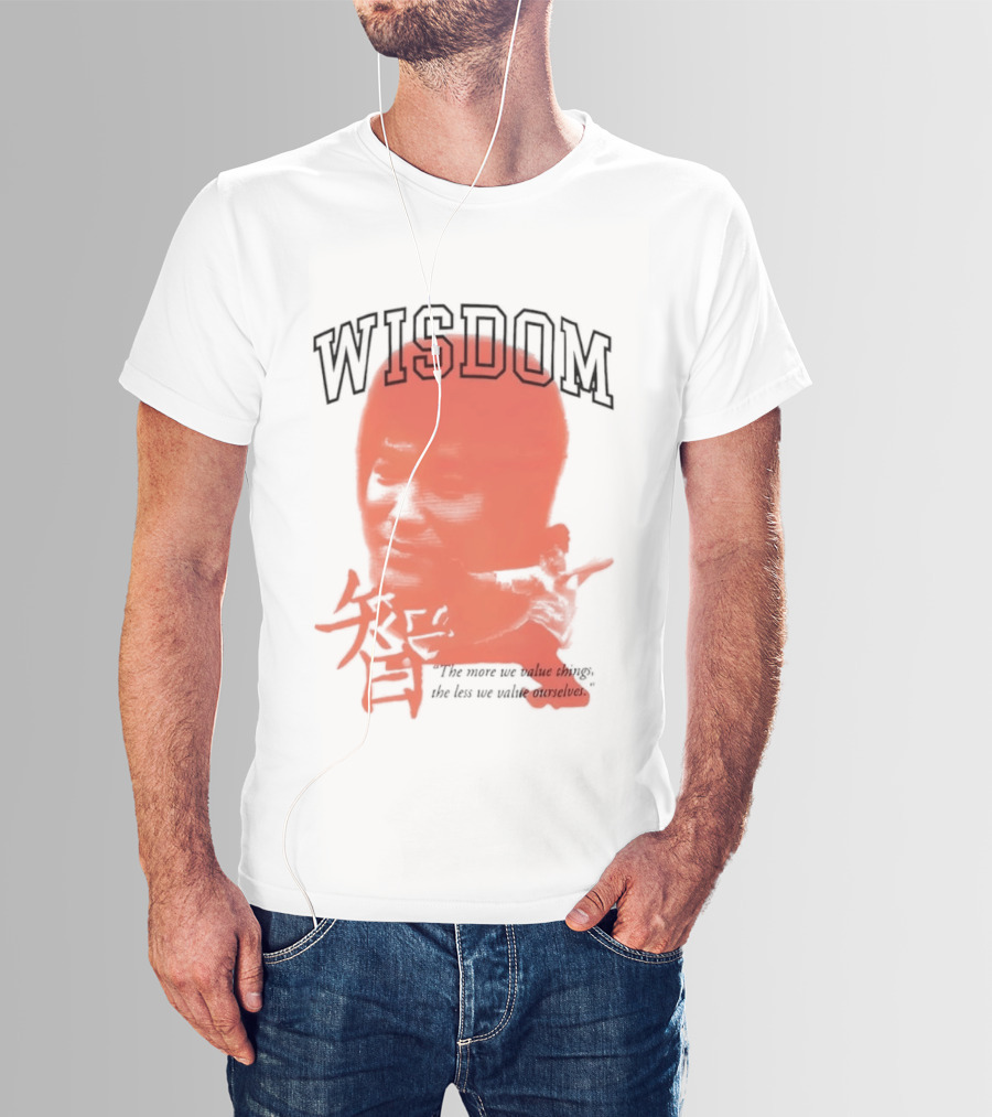 Bruce Lee Awake NY Wisdom Red T-Shirt