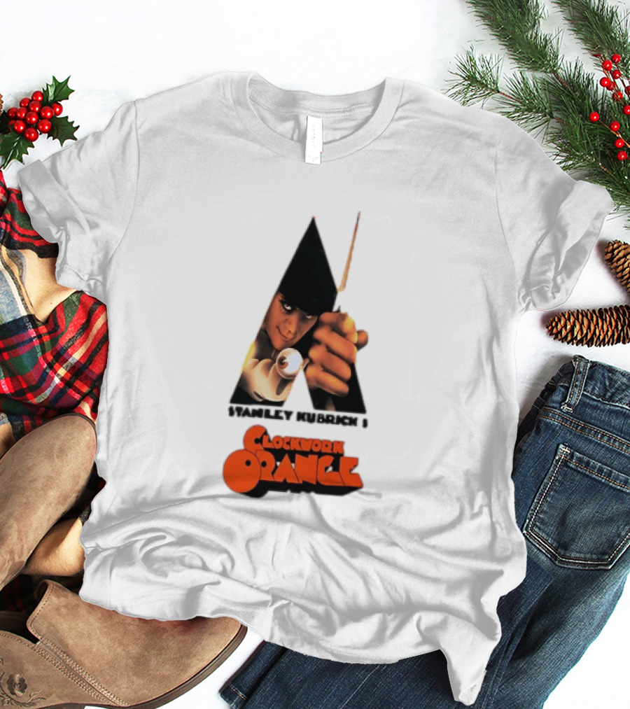 Stanley Kubrick's A Work Orange Alex DeLarge Iconic Film T-Shirt