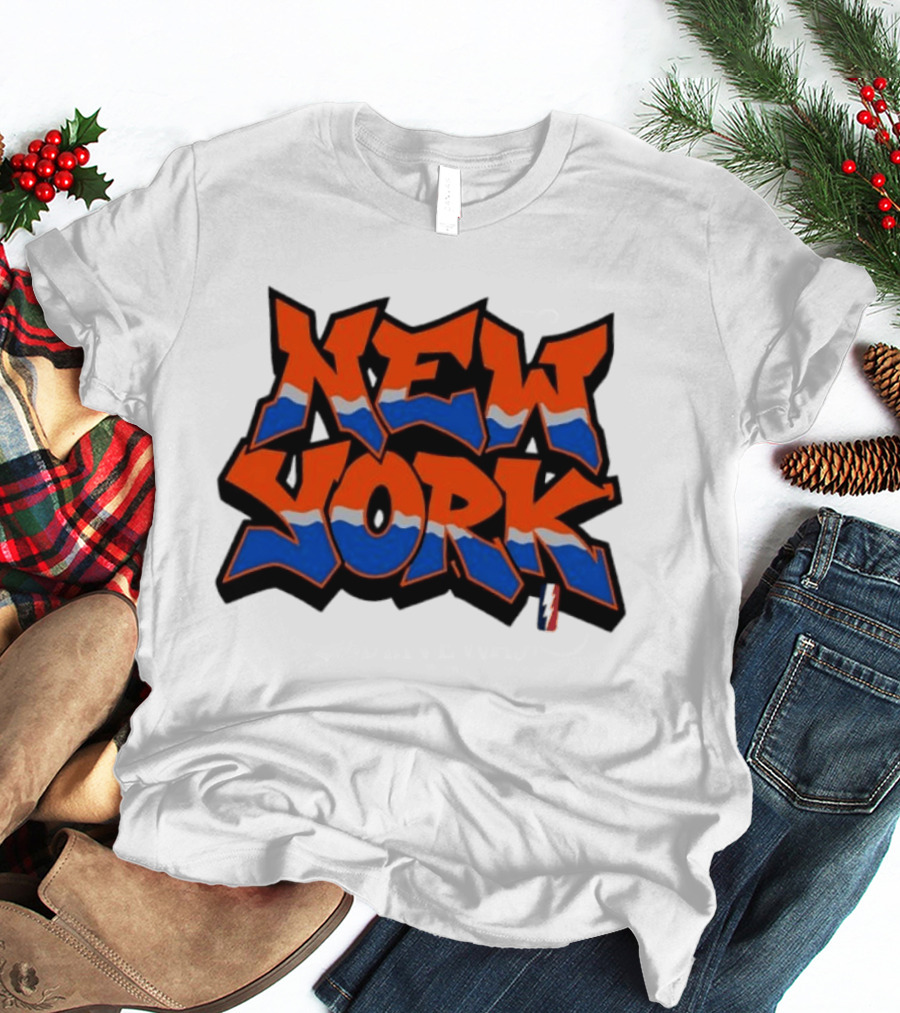 New York Knicks Grateful Dead Steal Your Face Mashup Band Tour Sports T-Shirt