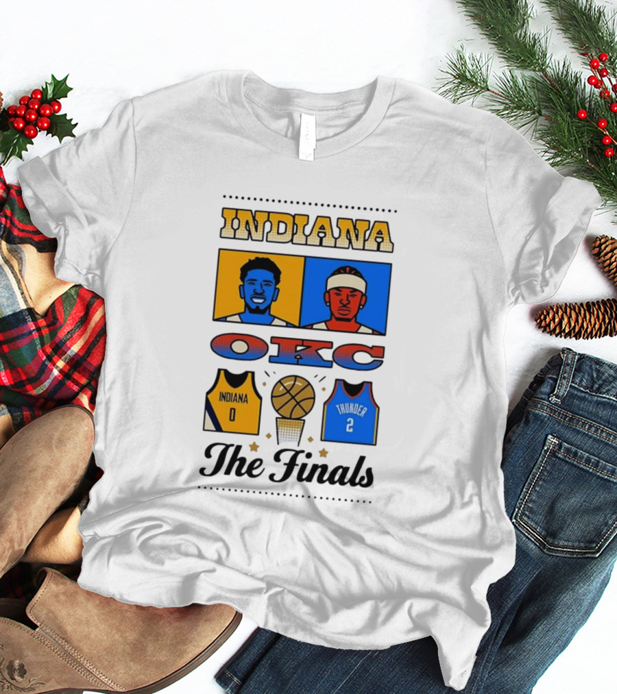 Indiana OKC Basketball The Finals Faceoff T-Shirt