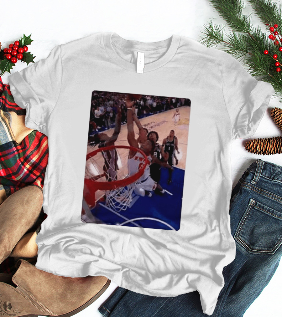 OG Anunoby Laocoon Knicks Game 4 Basketball Moment T-Shirt