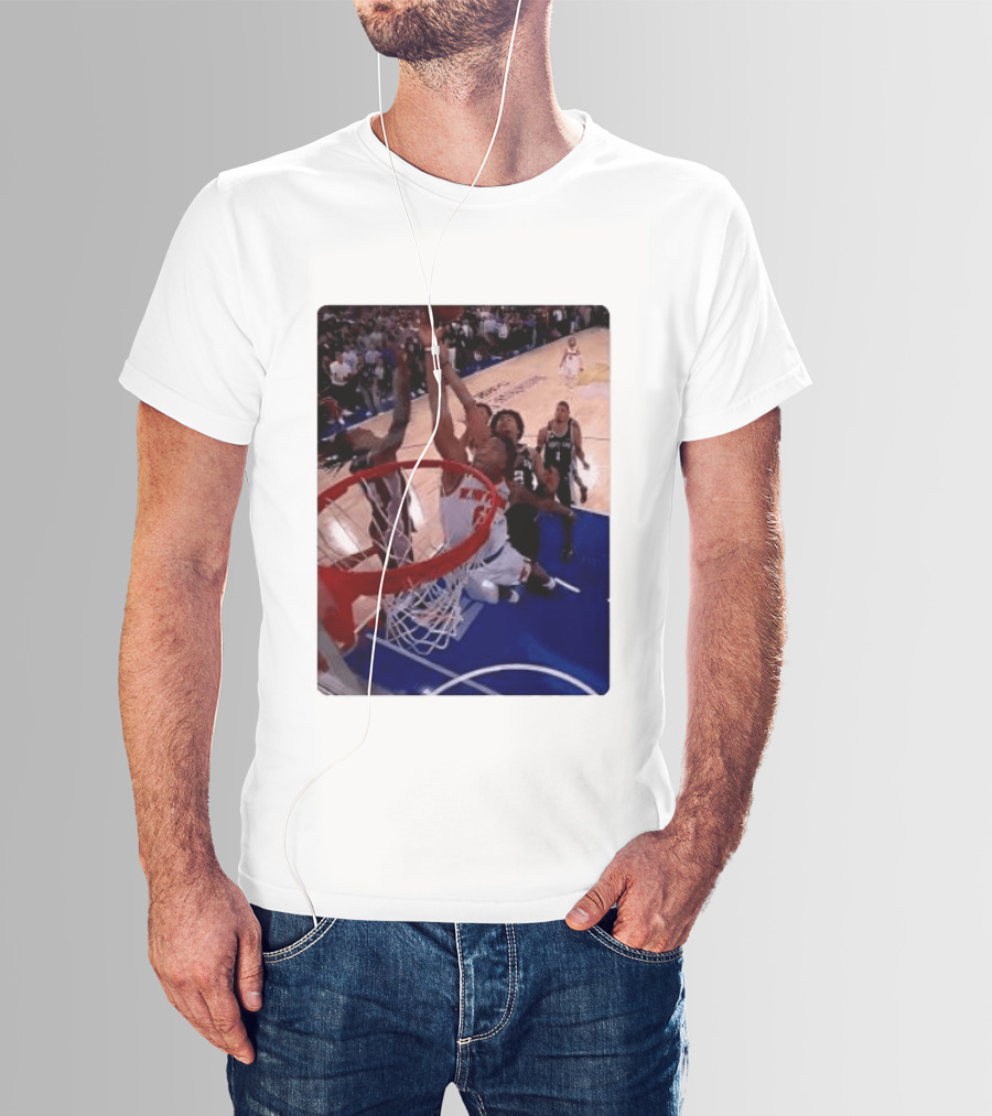 OG Anunoby Laocoon Knicks Game 4 Basketball Moment T-Shirt