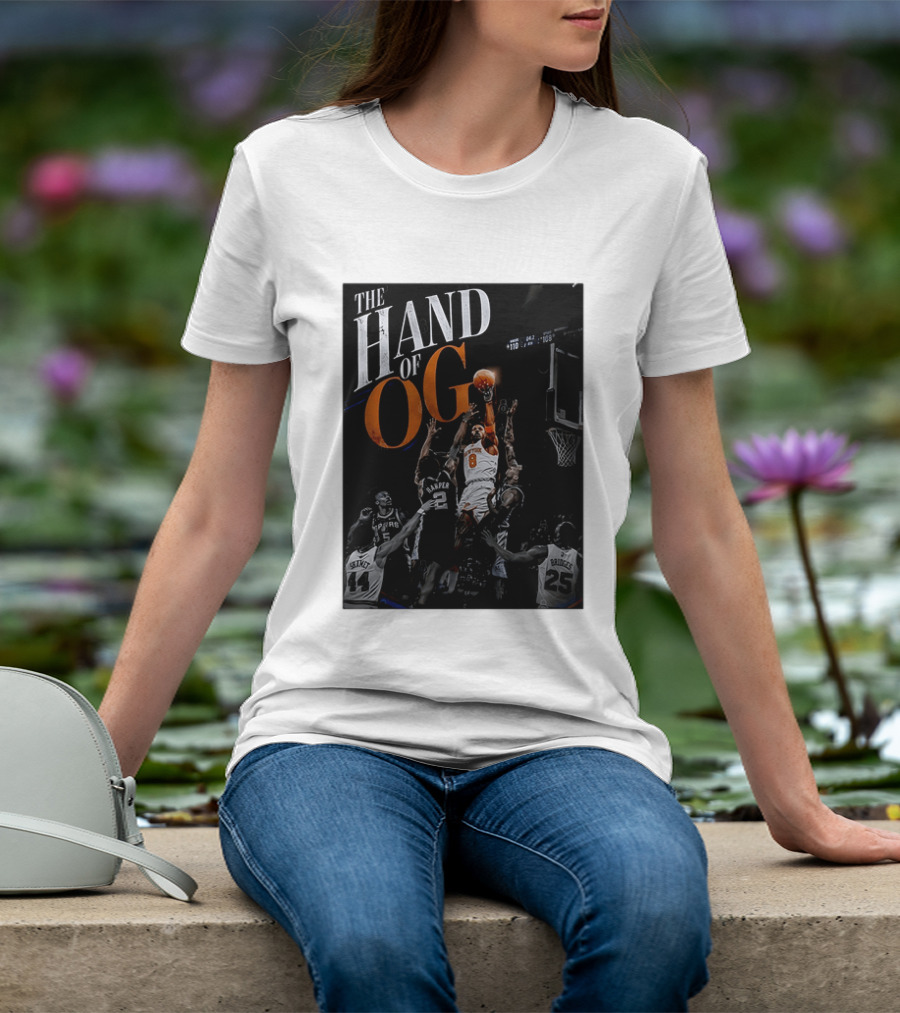 The Hand Of OG Anunoby New York Knicks NBA Basketball Player 2026 T-Shirt