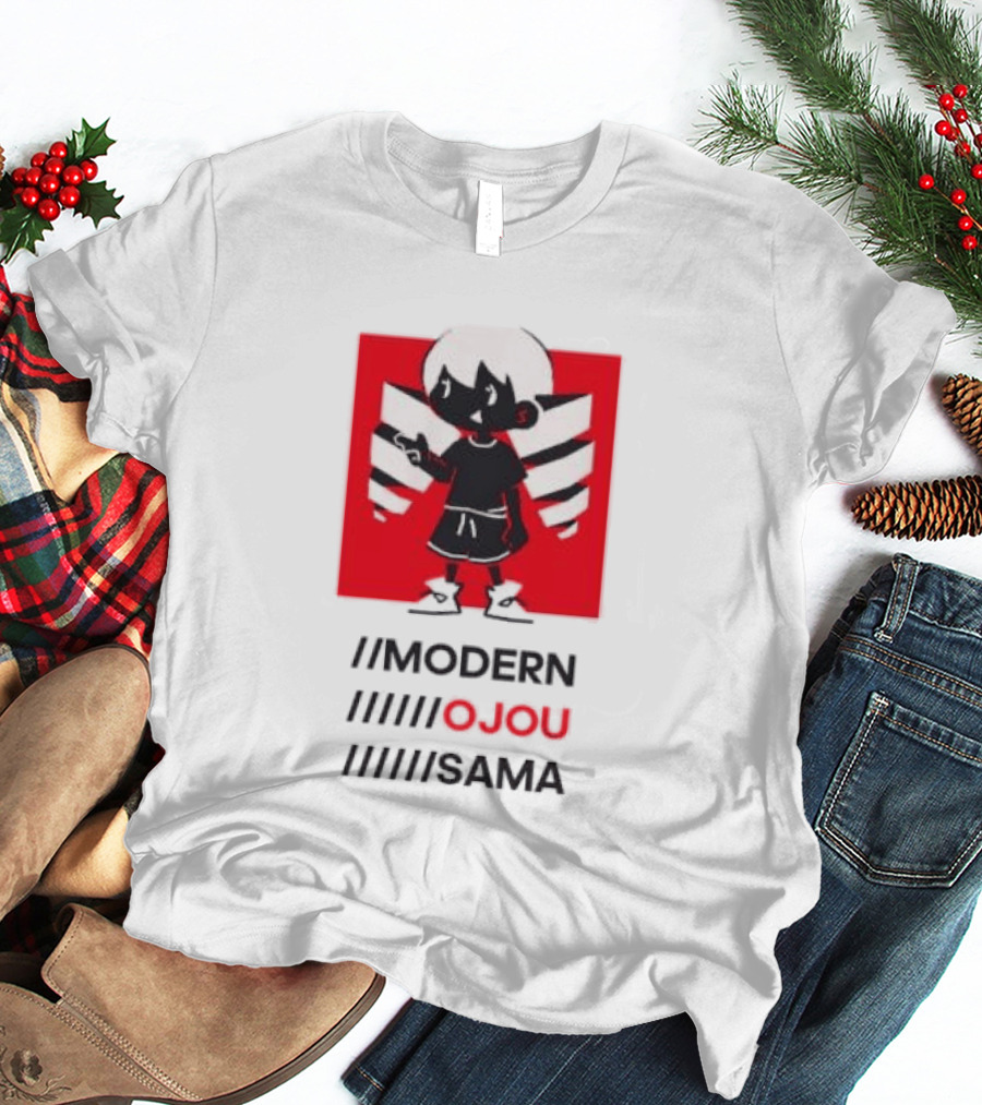 Modern Ojou Sama Character With Bold Hairstyle And Attitude T-Shirt