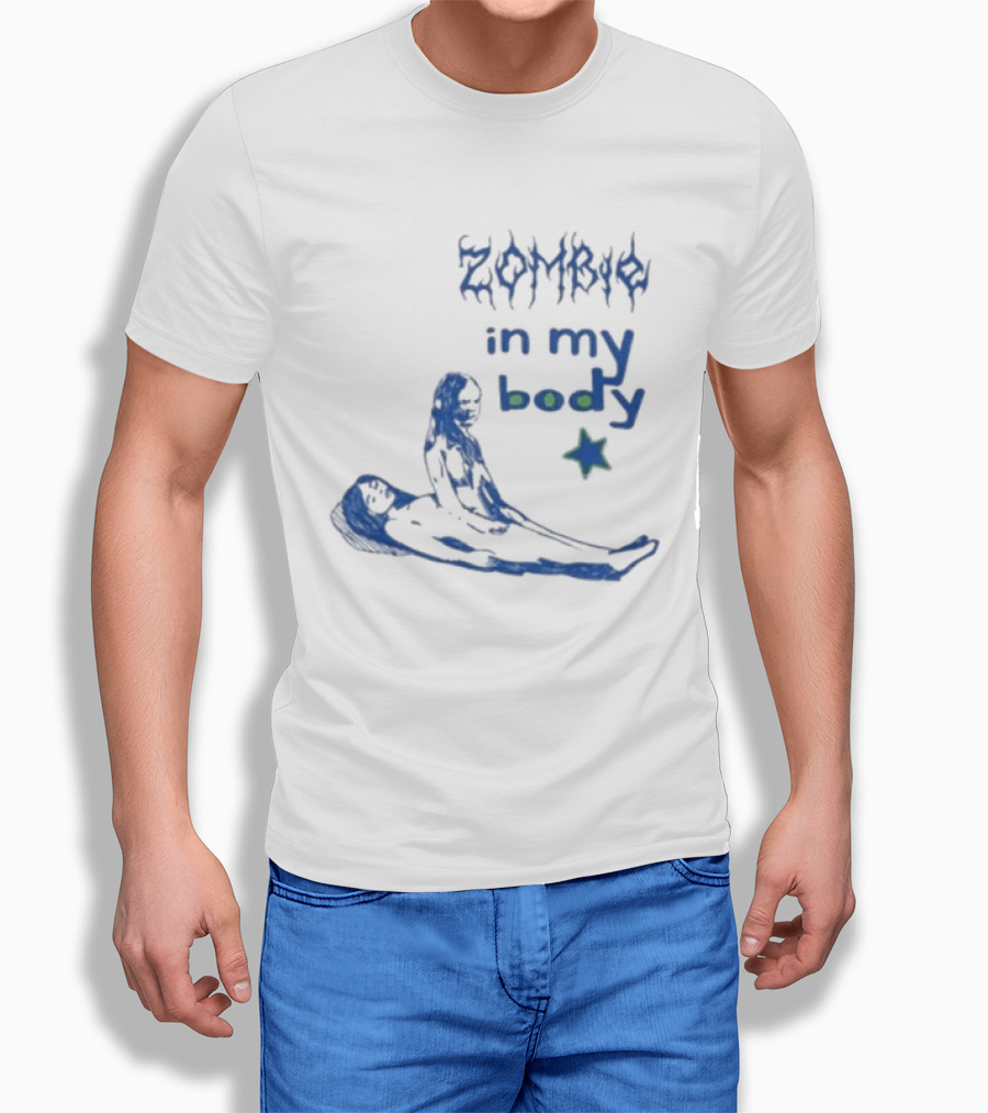 Olivia Rodrigo Zombie In My Body Blue Sketchy T-Shirt