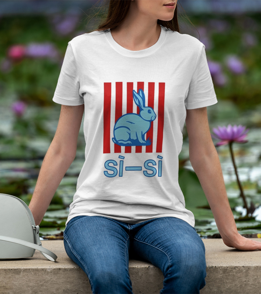 Rm Bottega Veneta Sisi Rabbit Stripes Si Si T-Shirt