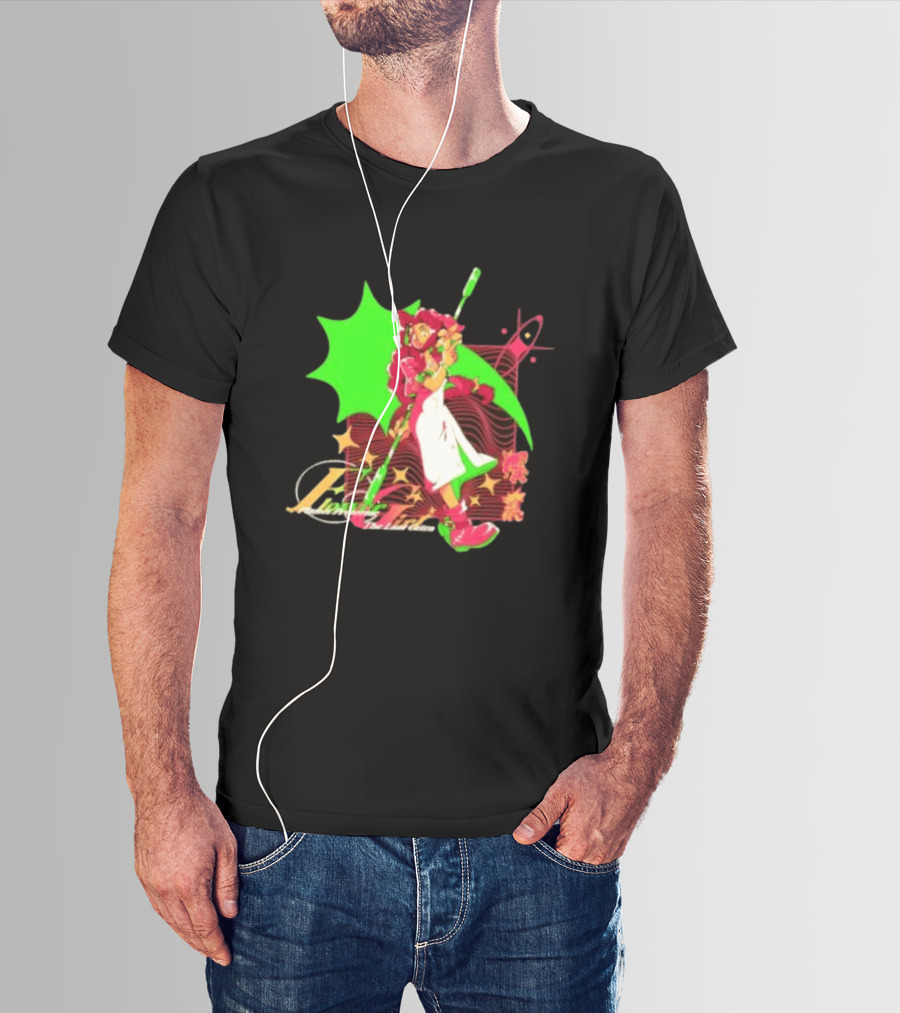 Aerith Gainsborough Final Fantasy VII Flower Girl Planet Protector Last Cetra Fantasy Art Nouveau T-Shirt