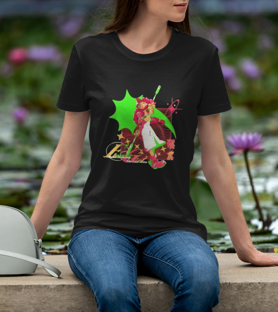 Aerith Gainsborough Final Fantasy VII Flower Girl Planet Protector Last Cetra Fantasy Art Nouveau T-Shirt